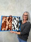 Betsy Cowhide Metallic Foil