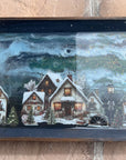 Christmas Village Tray. Nov. 1