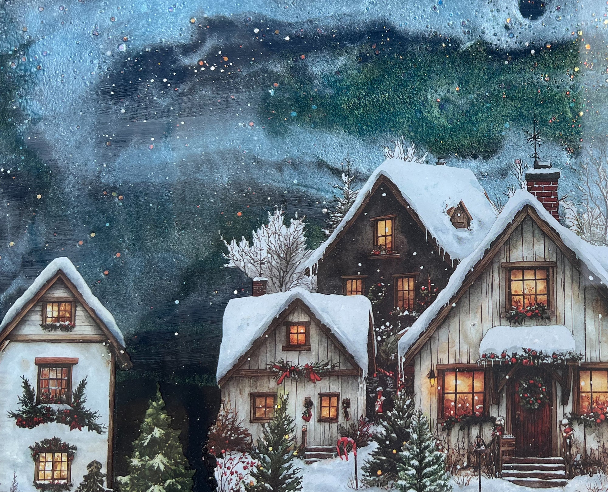 TLWC Christmas Village Tray. Nov. 7