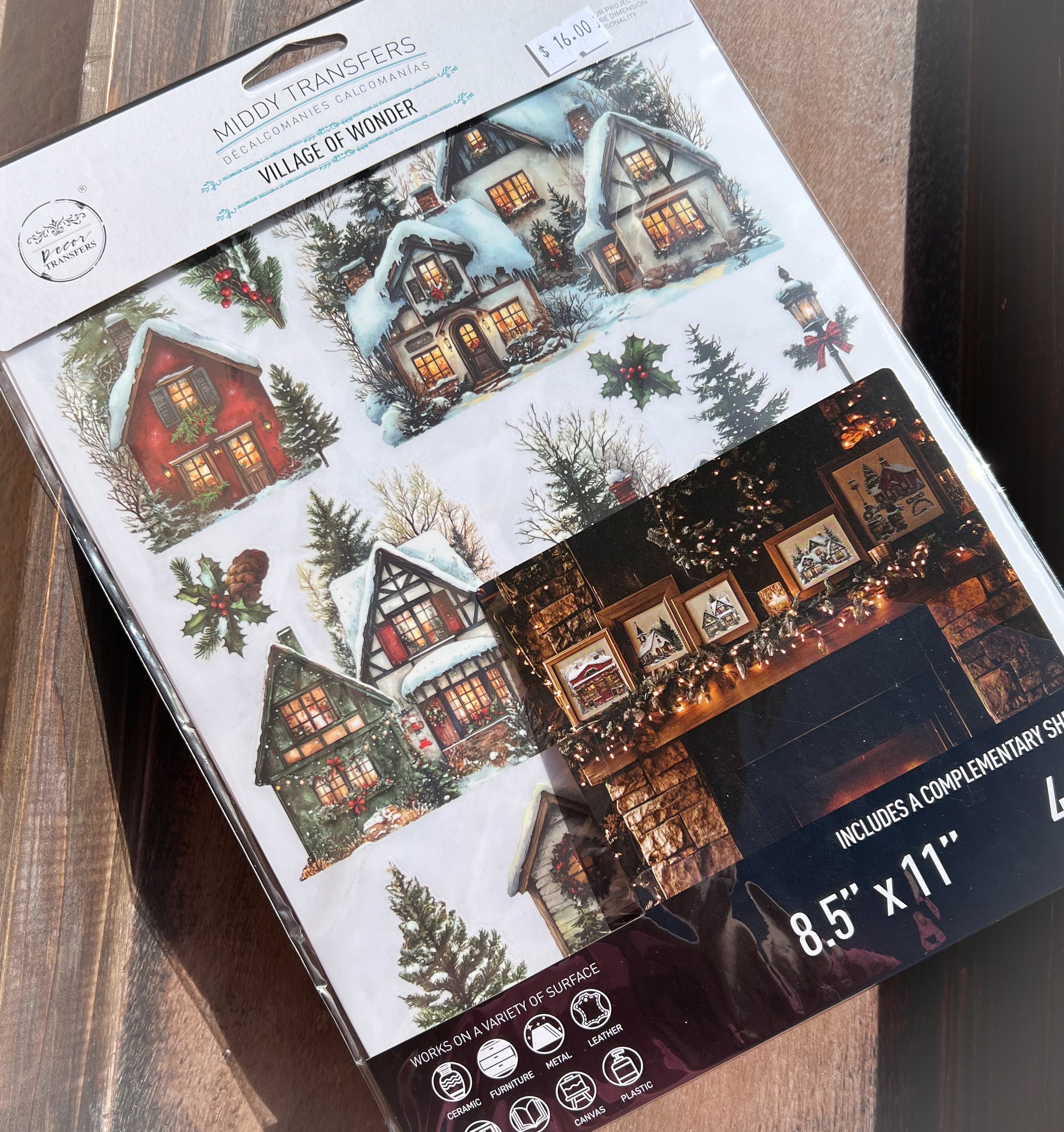 TLWC Christmas Village Tray. Nov. 7