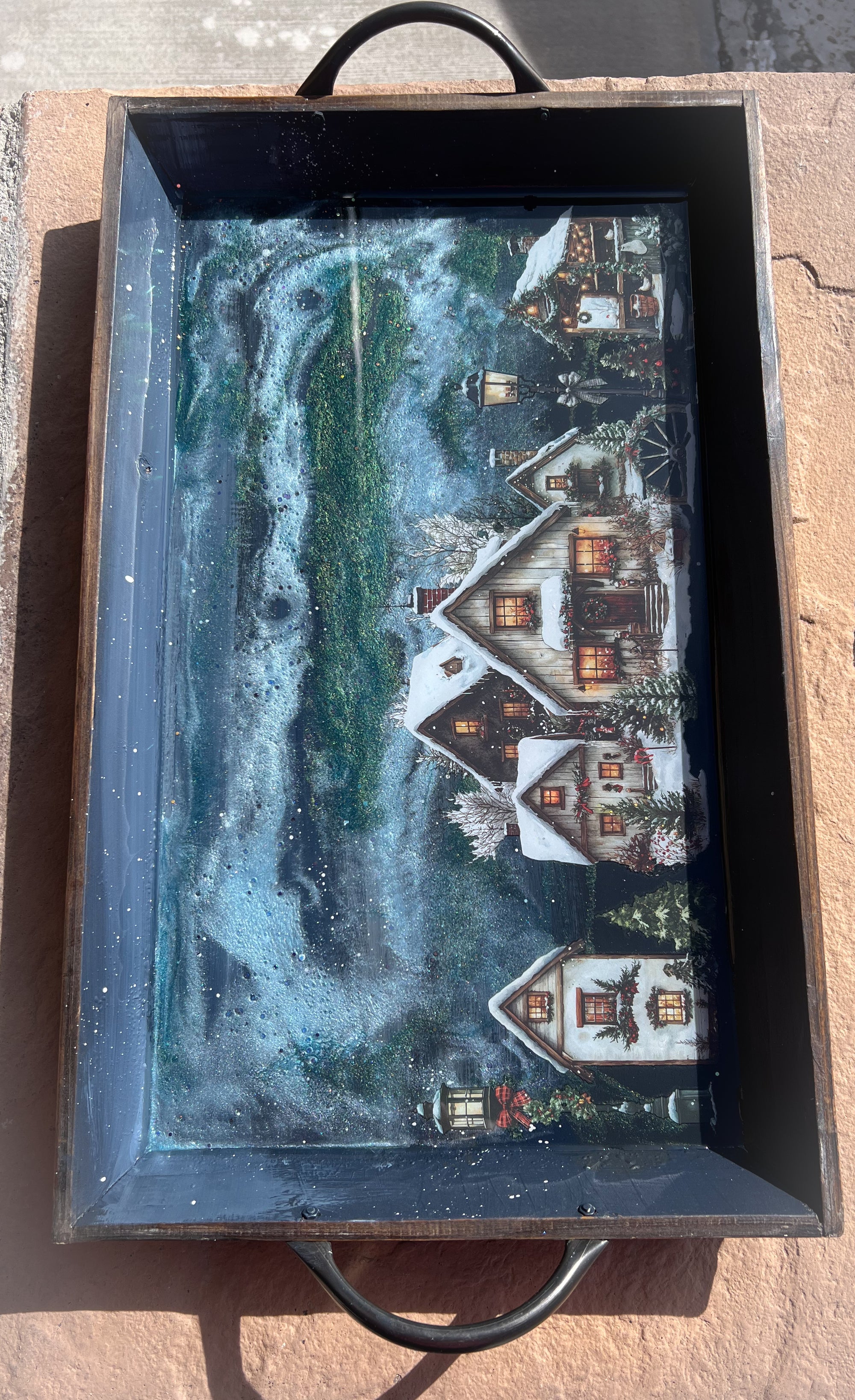 TLWC Christmas Village Tray. Nov. 7