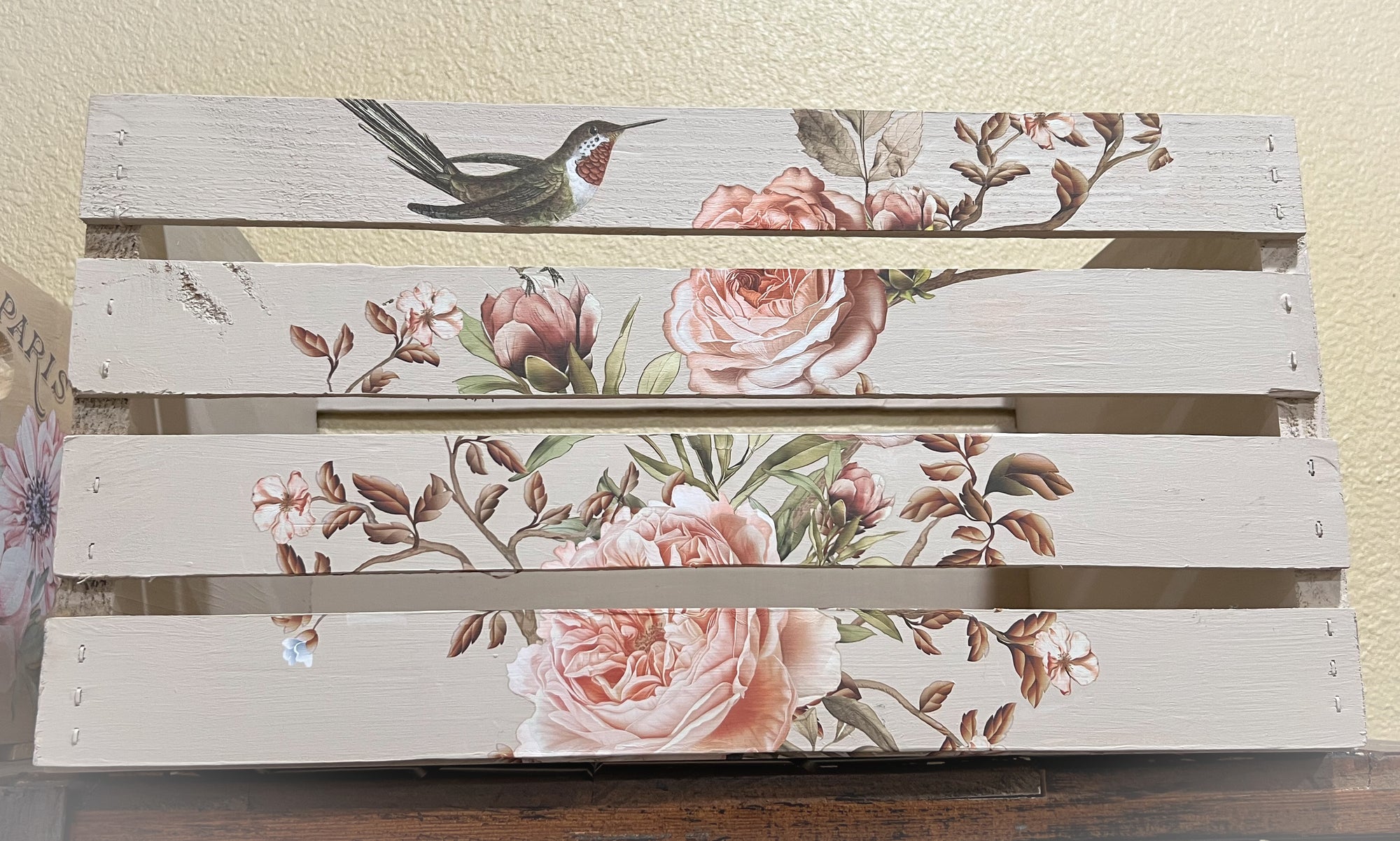 Wood crate transformation Feb. 7