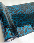 Blue Cheetah Metallic Foil