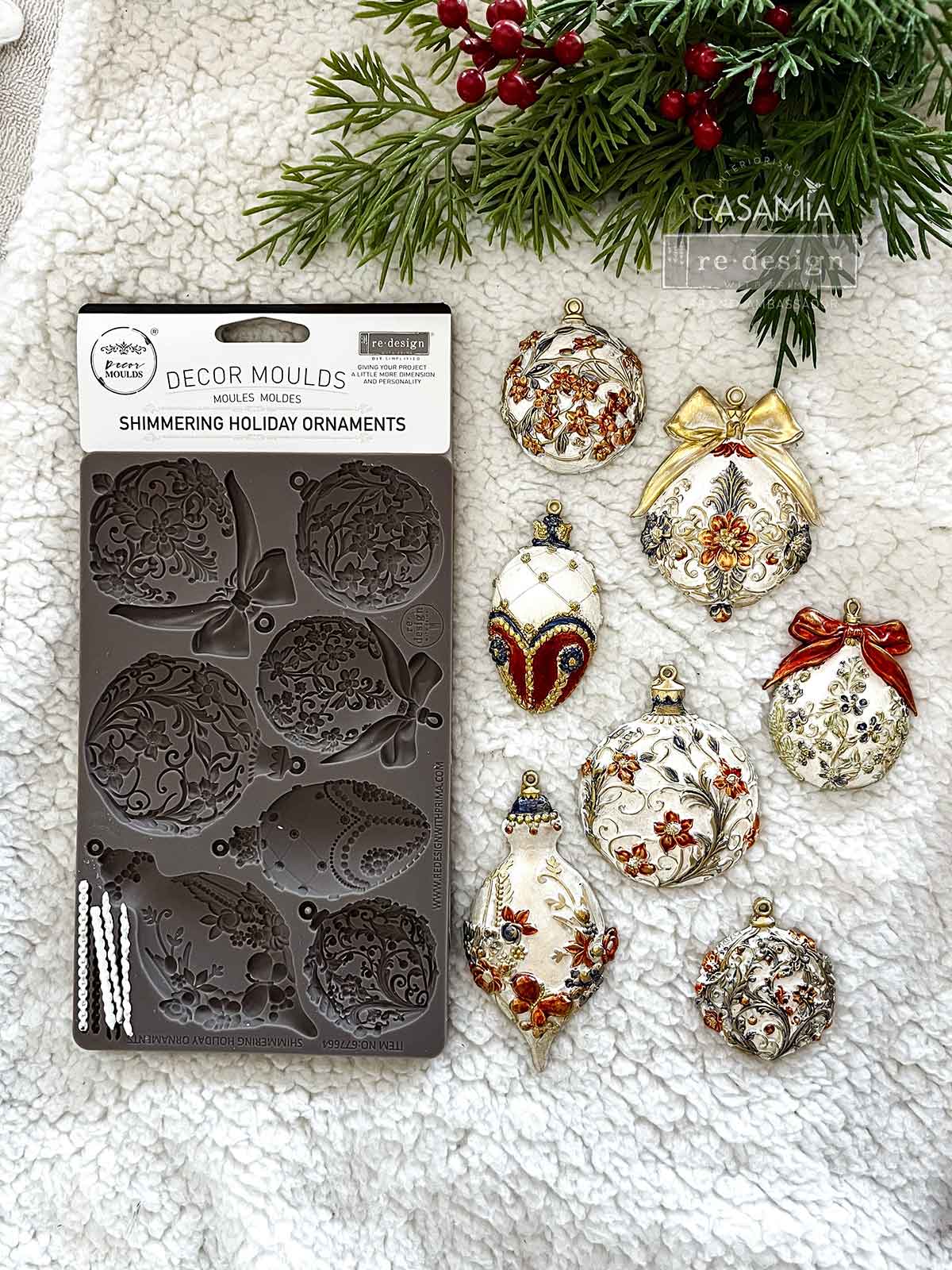 Shimmering Holiday Ornaments